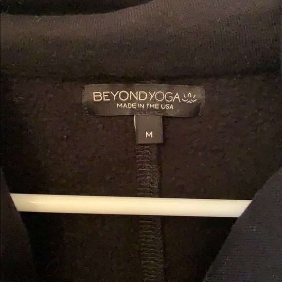 Beyond Yoga shawl collar drape front jacket - Picture 2 of 7